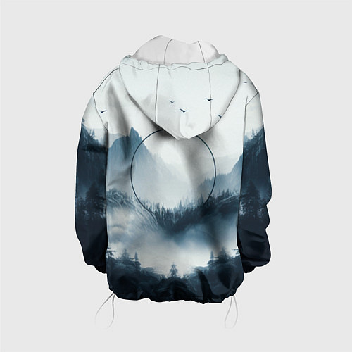 Детская куртка Утренние горы / 3D-Белый – фото 2