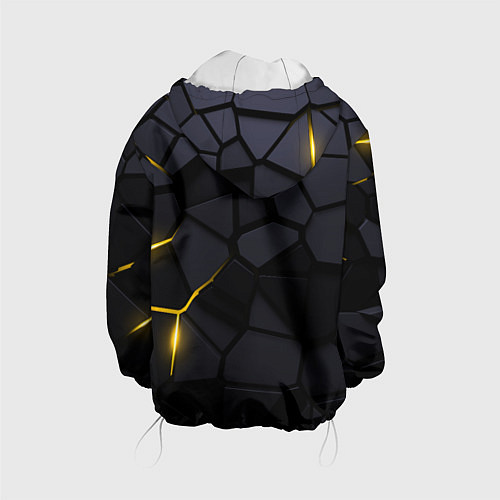 Детская куртка Chevrolet - плиты с эффектом свечения / 3D-Белый – фото 2