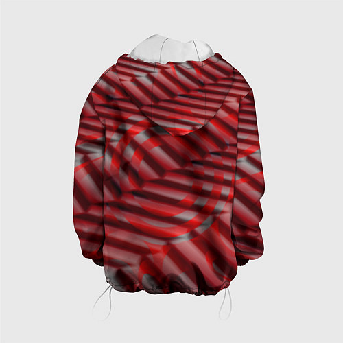 Детская куртка Горящие плитки / 3D-Белый – фото 2