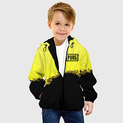 Куртка с капюшоном детская PUBG online, цвет: 3D-черный — фото 2