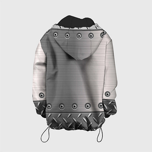 Детская куртка Стальные листы / 3D-Черный – фото 2