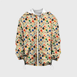 Детская куртка Разноцветные ёлочные игрушки