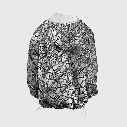 Детская куртка Разбитое зеркало / 3D-Белый – фото 2