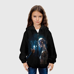 Куртка с капюшоном детская Создание АИ, цвет: 3D-черный — фото 2