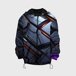 Куртка с капюшоном детская Абстрактная красота, цвет: 3D-черный