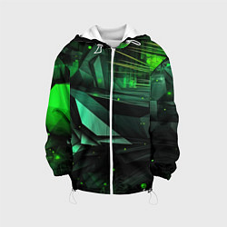 Детская куртка Мир абстрактной зелени