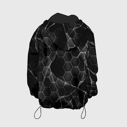 Детская куртка Чёрные соты / 3D-Черный – фото 2