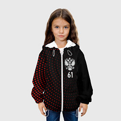 Куртка с капюшоном детская Точки: Ростовская область, цвет: 3D-белый — фото 2