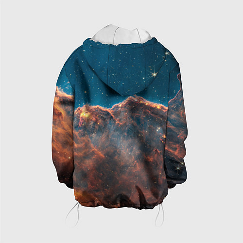 Детская куртка Туманность Киля наблюдаемая телескопом Уэбба / 3D-Белый – фото 2