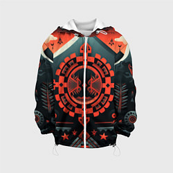 Детская куртка Рисунок в стиле американских индейцев