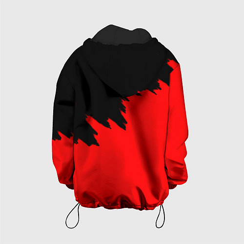Детская куртка СССР красный стиль силы / 3D-Черный – фото 2