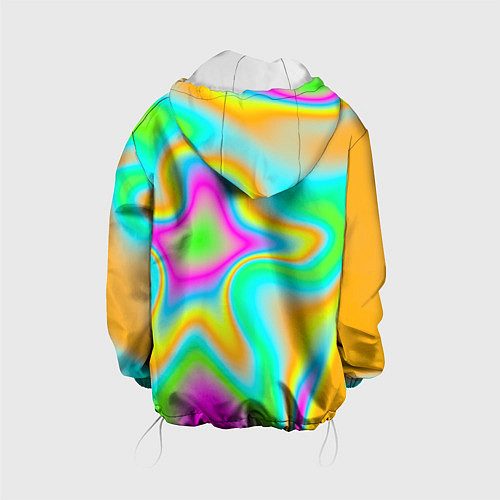 Детская куртка Цветная карта теплоты / 3D-Белый – фото 2