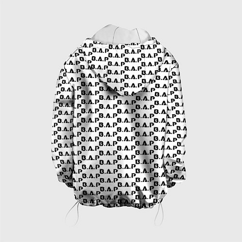 Детская куртка BAP kpop steel pattern / 3D-Белый – фото 2