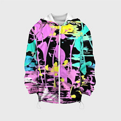 Детская куртка Color expressive abstraction