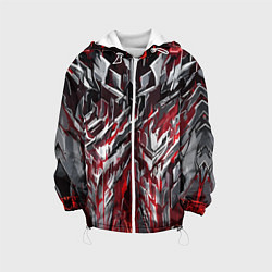 Детская куртка Острый металл красный