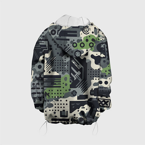 Детская куртка Counter Strike go - pattern / 3D-Белый – фото 2