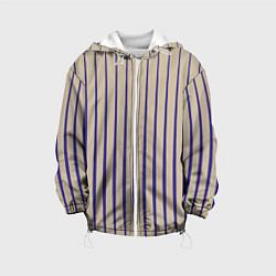 Детская куртка Синие вертикальные линии