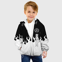 Куртка с капюшоном детская Tom Clancy raimbow six fire, цвет: 3D-белый — фото 2