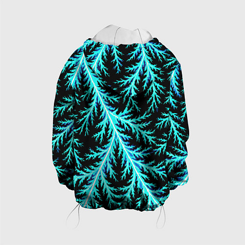 Детская куртка Разряды электричества Tie Dye / 3D-Белый – фото 2