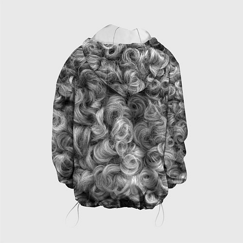 Детская куртка Кудрявая шерсть баранов / 3D-Белый – фото 2