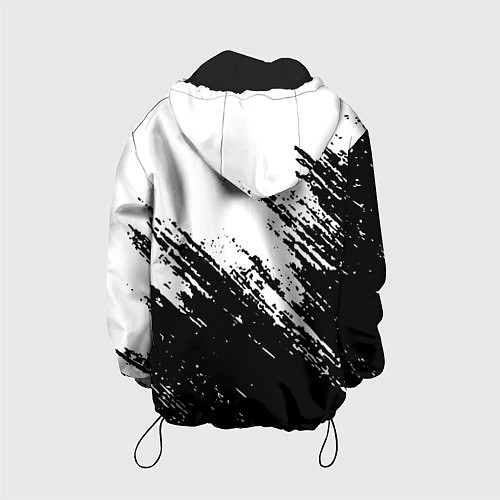 Детская куртка Просто краски текстура / 3D-Черный – фото 2