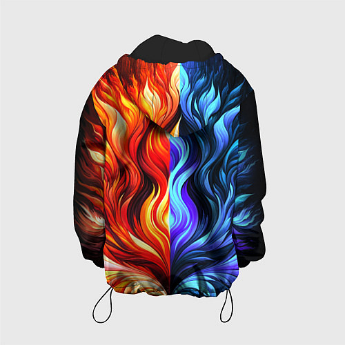 Детская куртка Два огня / 3D-Черный – фото 2