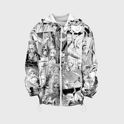 Детская куртка Провожающая в последний путь Фрирен узор