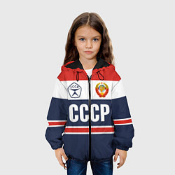 Куртка с капюшоном детская СССР - Союз Советских Социалистических Республик, цвет: 3D-черный — фото 2