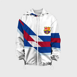 Куртка с капюшоном детская Barcelona geometry sports, цвет: 3D-белый