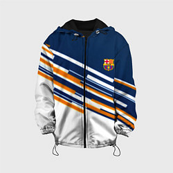 Куртка с капюшоном детская Реал мадрид текстура футбол спорт, цвет: 3D-черный