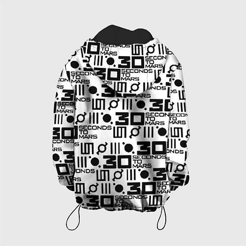 Детская куртка Thirty Seconds to Mars pattern rock / 3D-Черный – фото 2
