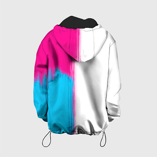 Детская куртка Tottenham neon gradient style по-вертикали / 3D-Черный – фото 2