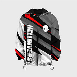 Куртка с капюшоном детская Helldivers 2: Skull Logo, цвет: 3D-черный