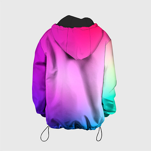 Детская куртка Colorful gradient / 3D-Черный – фото 2