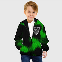 Куртка с капюшоном детская Sevilla sport halftone, цвет: 3D-черный — фото 2