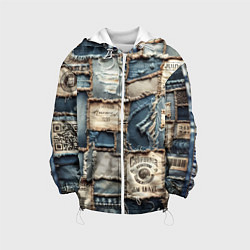 Детская куртка State California - пэчворк