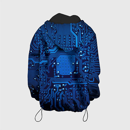 Детская куртка Текстолит / 3D-Черный – фото 2