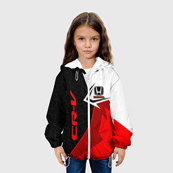 Куртка с капюшоном детская Honda CR-V - sport uniform, цвет: 3D-белый — фото 2
