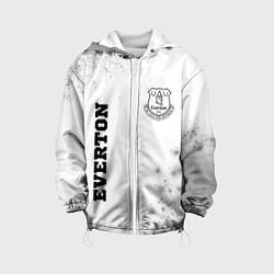 Куртка с капюшоном детская Everton sport на светлом фоне вертикально, цвет: 3D-белый