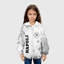 Куртка с капюшоном детская Napoli sport на светлом фоне вертикально, цвет: 3D-белый — фото 2