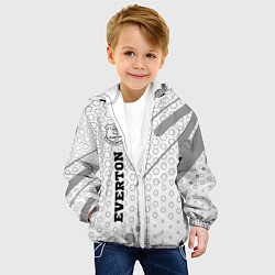 Куртка с капюшоном детская Everton sport на светлом фоне по-вертикали, цвет: 3D-белый — фото 2