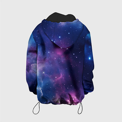 Детская куртка Цвета космоса / 3D-Черный – фото 2