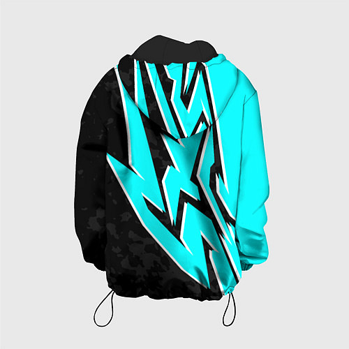 Детская куртка Mint graffiti / 3D-Черный – фото 2