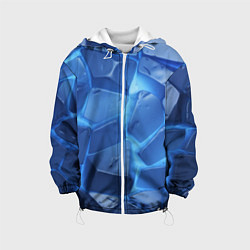 Детская куртка Синие ледяные плиты с разломом