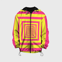 Детская куртка Желтые квадраты трансформация