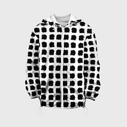 Детская куртка Лаконичные мазки квадраты