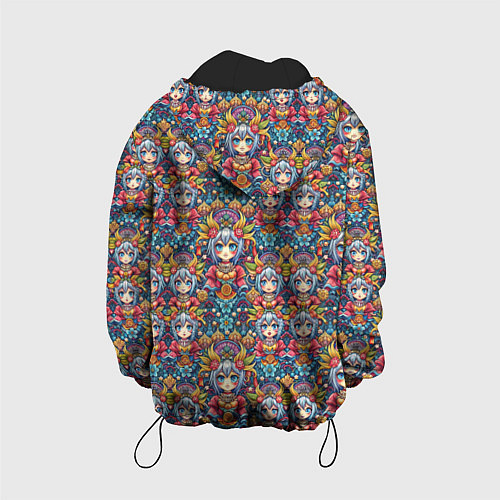Детская куртка Аниме персонаж паттерн / 3D-Черный – фото 2