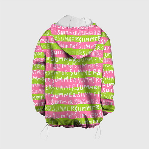 Детская куртка Summer pattern / 3D-Белый – фото 2
