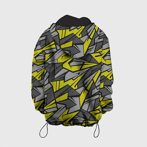 Детская куртка Абстрактный камуфляжный узор / 3D-Черный – фото 2