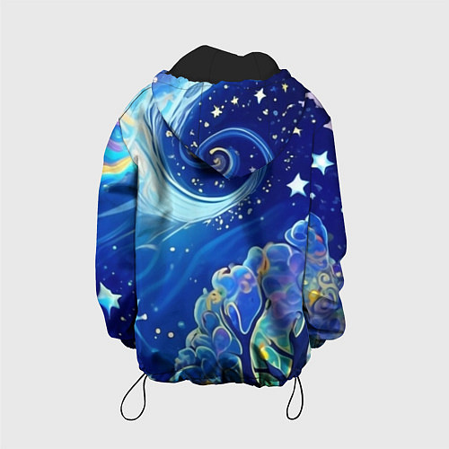 Детская куртка Звездный лес / 3D-Черный – фото 2